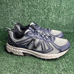 New Balance 410 V5 Mens Blue Gray Running Shoes All Terrain Size 10.5 D MT410CN5